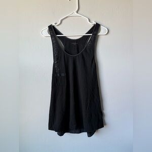 Eileen Fisher BlackWash 100% Linen Tank Top
